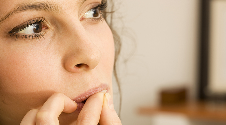 Feeling nervous? Your anxious habits could be harming your teeth.