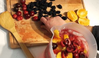 Non-alcoholic Naturally Sweet Low-Sugar Summertime Sangria