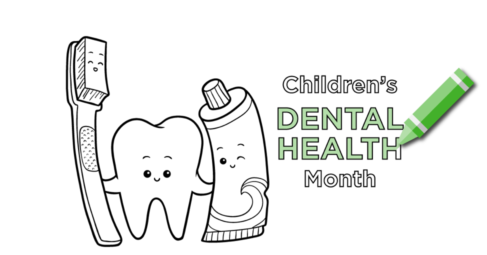 Use our adorable yet informative oral health coloring book to teach your kids about the importance of dental health!