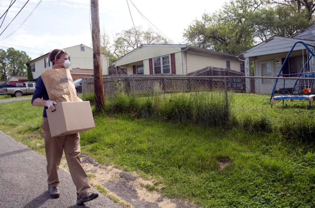 CHIP delivering supplies to local families