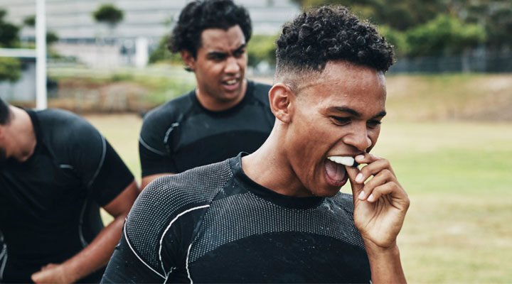 Learn the basics of sports mouth guards and why they might be recommended for sports and certain other physical activities!