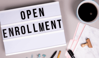 Open enrollment announcement.